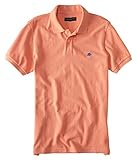 Aeropostale Men's A87 Solid Logo Piqu? Polo Shirt M Earthly