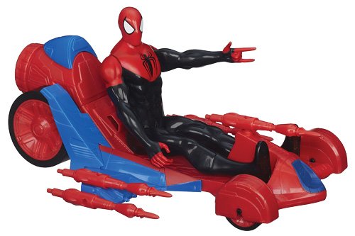 Hasbro A8491EU4 - Spider-Man Giant Action Figur mit Spider-Racer – Bild 3