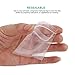 ERKOON 200 Pieces Small Clear Ziplock Bags 2 x 3 Inch and 3 x 4 Inch Resealable Zipper Poly Bags Ziplock Storage Plastic Zip Bags for Jewelry, Candy, Pill, Beads