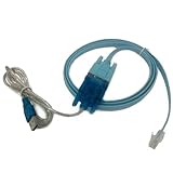 HDE USB to Serial Interface Cable with Serial to RJ45 Console Adapter Cable for Cisco Routers