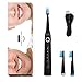Gloridea 5 Modes Electric Toothbrush Rechargeable Sonic Toothbrush for Kids and Adults, Teeth Whitening USB Toothbrush Up to 30 Days Battery Life, Travel Electric Toothbrush in Black, Soft Bristle