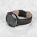 Samsung Gear Sport Watch Band,YiJYi 20mm Genuine Leather Sport Replacement Band Strap for Samsung Gear Sport Smart Fitness Watch (Black)