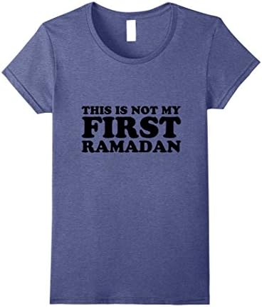 Womens Ramadan Kareem / Mubarak Islamic Gift T-Shirt Large Heather Blue