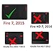 [2 Pack] Fire 7 / Fire 7 2015 Tempered Glass Screen Protector, Asstar High Definition (HD) Touch Screen 0.3mm 2.5D for Amazon Fire Tablet (7 inch Display, 2015 Release Only)