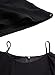 J&Design Women Chiffon Cut Out Cold Shoulder Spaghetti Strap Mini Dress Top