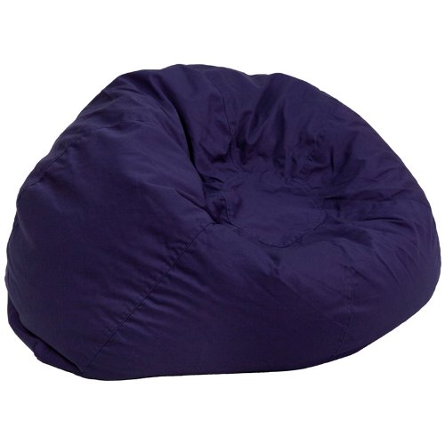 Flash Furniture Oversized Solid Navy Blue Bean Bag Chair