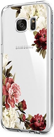 Samsung Galaxy S6 Case with flowers, IESSVI Galaxy S6 Case Girl Floral Pattern Clear TPU Soft Slim Phone case for Galaxy S6