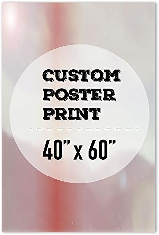 Custom Poster Print Create Your Own Movie Poster Personalized Gloss Paper Poster ()