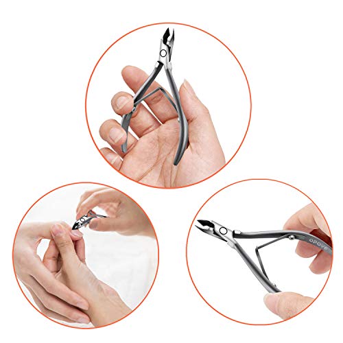 These nippers are extremely sharp, which allows for effortless trimming of cuticles. The precise clippers work well for both pedicures and manicures, making the job of trimming cuticles quick and easy.