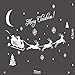 Sandistore Christmas Decoration Decal Window Stickers Home Decor (A)
