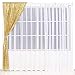 Gold Sequin Backdrop Curtain 2 Panels 2Ftx8Ft for Wedding Party Background Drapes
