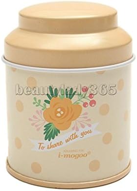 Shunlight Flower Print Metal Sugar Coin Tea Tin