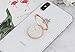 Cell Phone Finger Ring Holder, GREATQIQI Sparkle Diamond Phone Kickstand, 360° Rotation Metal Ring Grip Stand for Phones and Tablets (Rose Gold)