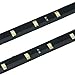 Ecosin® 2x Boat Navigation LED Lighting RED & GREEN Waterproof Marine LED Strips Great Roof Light For Cars