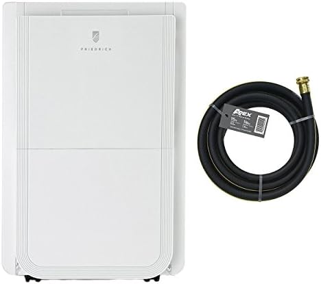 Friedrich 70 Pint Dehumidifier with Built-In Drain Pump, D70BPA Bundle+Apex, REM-15, Connector Hose, 5/8-inch by 15-feet