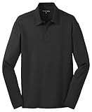 Port Authority Men's Silk Touch Performance Long Sleeve Polo