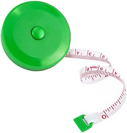 LACS 60 Inch 1.5 Meter Soft Roll Tape Measuring Retractable Tape Measure Set Pack