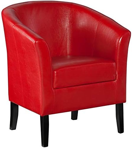 Linon Home Decor Simon Club Chair Red
