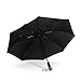 AYCLIF Travel Umbrella, Lightweight Automatic Compact Travel Portable Rain Umbrella Ergonomic Handle, Easy Carrying Auto Open Close Automatic Umbrella Windproof Outdoor Golf Black Umbrella