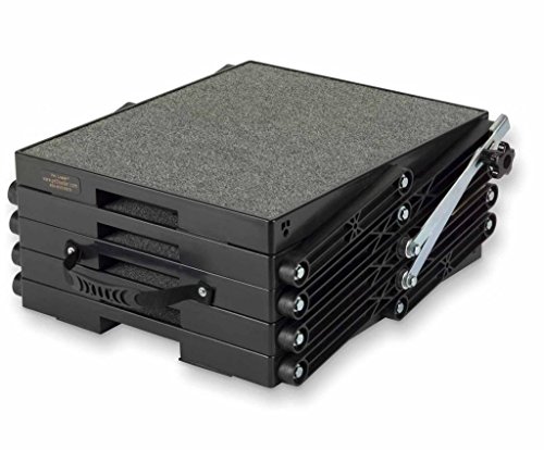 Pet Loader XL 18" Platform, Plastic, 5-Step with wheels