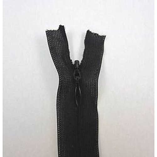 Beads4crafts 1 x Black Nylon Concealed Invisible Zip Skirt Replacement Dressmaking NZ322 FREE UK POSTAGE BUY 2 GET 1 FREE (7 Inch) by Beads4crafts