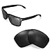 Walleva Replacement Lenses for Oakley Holbrook Sunglasses -Multiple Options (Black - Polarized)