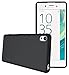 Sony Xperia XA Case, TUDIA Slim Full-Matte ARCH TPU Bumper Protective Case for Sony Xperia XA [Not Compatible with Xperia XA Ultra Version] (Black)