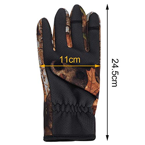Angelhandschuhe LLMZ 1Pcs Neopren Handschuhe Angeln Angelhandschuhe Fishing Gloves für Paintball Angeln Fotografieren… – Bild 3