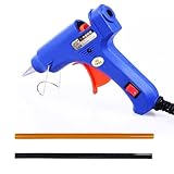 Gliston Mini Blue Glue Gun and Black & Yellow Glue Sticks
