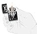 Zippo Ghostly Wolf Black Matte Pocket Lighter