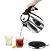 VonShef 1500W 1.7L Brushed Stainless Steel Cordless Jug Kettle