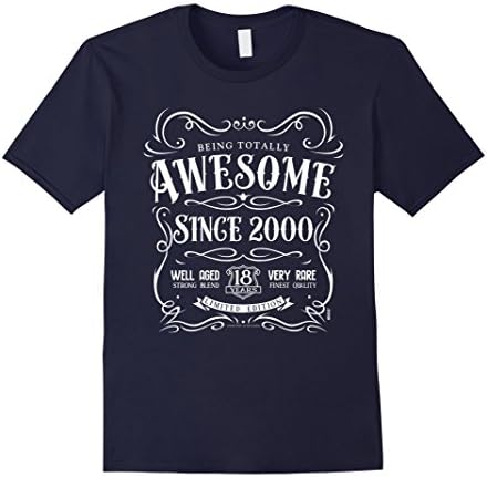 18th Birthday Gift T-Shirt Awesome Since 2000