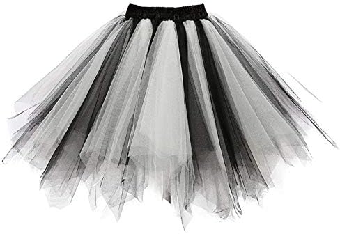 Girls Tulle Short Mini Tutu Skirt Underskirt Petticoat Ballet Dance Fancy Dress Costume