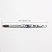 ANGNYA Kolinsky Acrylic Nail Brush for Nail Extension with White Handle Rould Nail Brushes for Acrylic Application Manicure Pedicure Tools Kolinsky Sable Acrylic Round Nail Art Brush #20