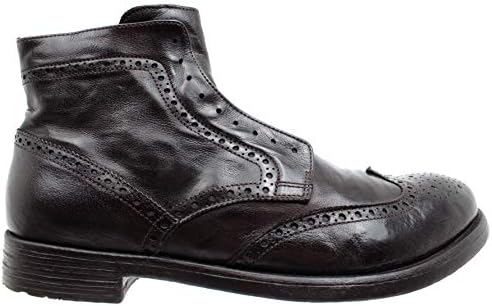 Officine Creative Men's Shoes Hive/013 Ignis T Ebano Ebony Hand Made in Italy