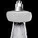 AKDY 5 Inch High Pressure Rain & Waterfall Fixed Showerhead with Adjustable Metal Swivel Ball Joint - Nature & SPA Like Shower Experience Even at Low Water Flow & Pressure