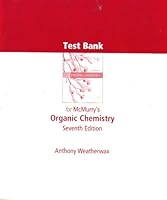 Test Bank For McMurry's Organic Chemistry 049511264X Book Cover