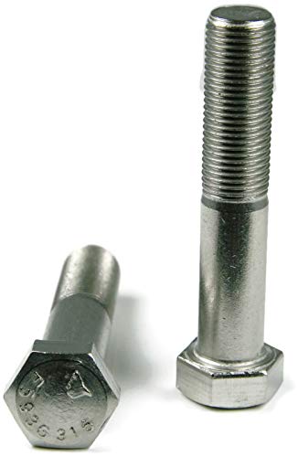 316 Stainless Steel Hex Cap Screw Bolt PT UNC 1/4-20 x 1-1/2, Packing Quantity - 25 - Quality Assurance from JumpingBolt