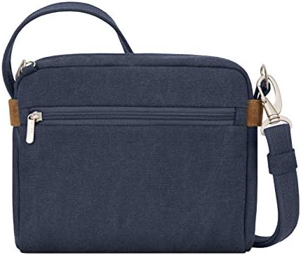 Travelon Anti-theft Heritage Crossbody Bag, Indigo 8 Travelon Anti-theft Heritage Crossbody Bag, Indigo