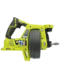 Ryobi P4001 barrena para destapar fregaderos y retretes One+ de 18 V a batería de ion de litio todo en uno de 25 pies, no incluye batería, solo la herramienta
