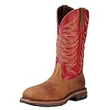 Ariat Men's Workhog Wide Square Toe Tall II Soft Toe Distressed Boot