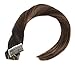 40pcs 2/2/6 14inch human hair extensions tape in