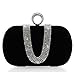ANDI ROSE Women's Luxury Handbag Clutch Evening Party Prom Bag with Shinny Rhinestones