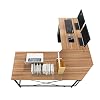 Soges 59 x 59 inches Large L-Shaped Desk Computer Desk L Desk Office Desk Workstation Desk Corner Desk, Oak CS-ZJ02-OK
