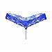 WYTong Sexy Lingerie Panties, Women Lace G String Underwear Transparent Thongs for Ladies (Blue, Free Size)