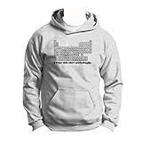 I Wear This Shirt Periodically Youth Hoodie Sweatshirt Medium Ash