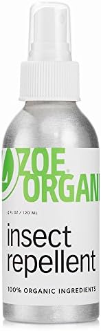 Zoe Organics - Insect Repellent,100 Percent Organic Blend of Botanical Oils, Safe for All Ages, Organic Bug Repellent with a Pleasant Essential Oil Smell, Effective All Day Without Chemicals(4 Ounces)