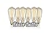 Original Edison Vintage Bulbs - 6 pack - Blaze Bulbs - 60W Incandescent Industrial Bulb - 250 lumens - Clear Glass - Long Life Handmade ST64 Squirrel Cage - Dimmable