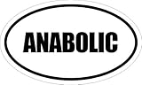 Any and All Graphics ANABOLIC 6" Magnet of Oval