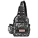 Fiblink Fishing Tackle Backpack Water-resistant Fishing Bag Fishing Storage Pack with Rod & Gear Holder Fishing Crossbody Bag